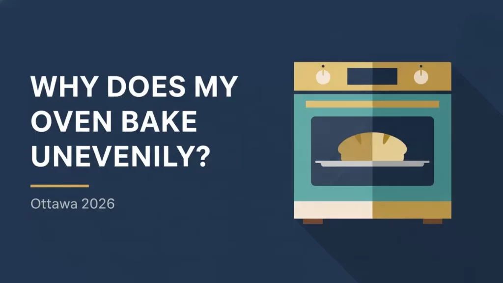 Why does my oven bake unevenly flat illustration for an Ottawa repair guide