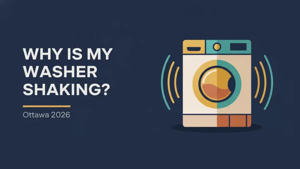 Why is my washer shaking flat illustration for an Ottawa repair guide